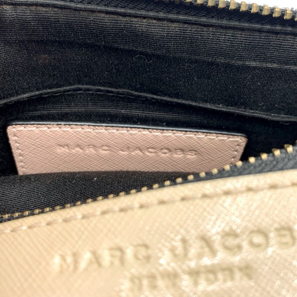 Auth Marc Jacobs Pink Beige Snapshot Crossbody Camera Bag Preloved Very Good - Picture 11 of 13